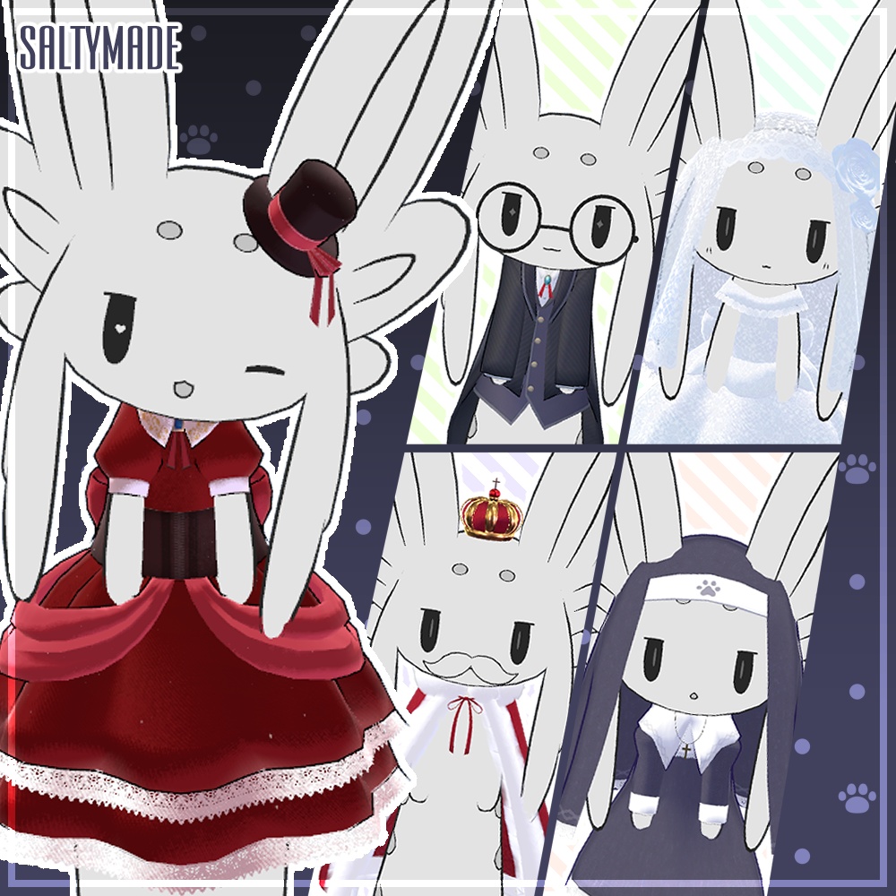 【衣装5着】ムルルさんのおきがえセット2【ムルル対応】 image