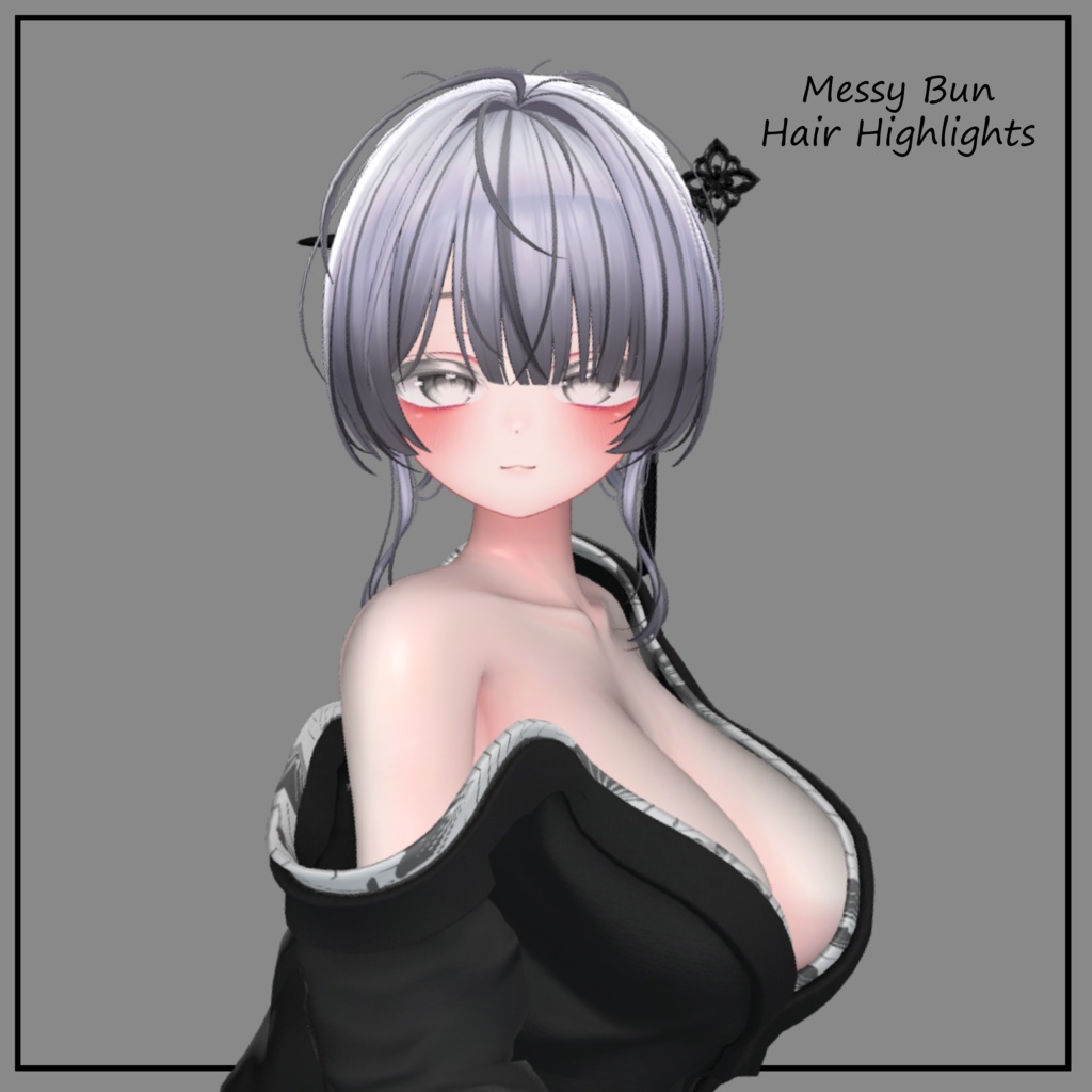 Messy Bun Texture Mask for Highlights image
