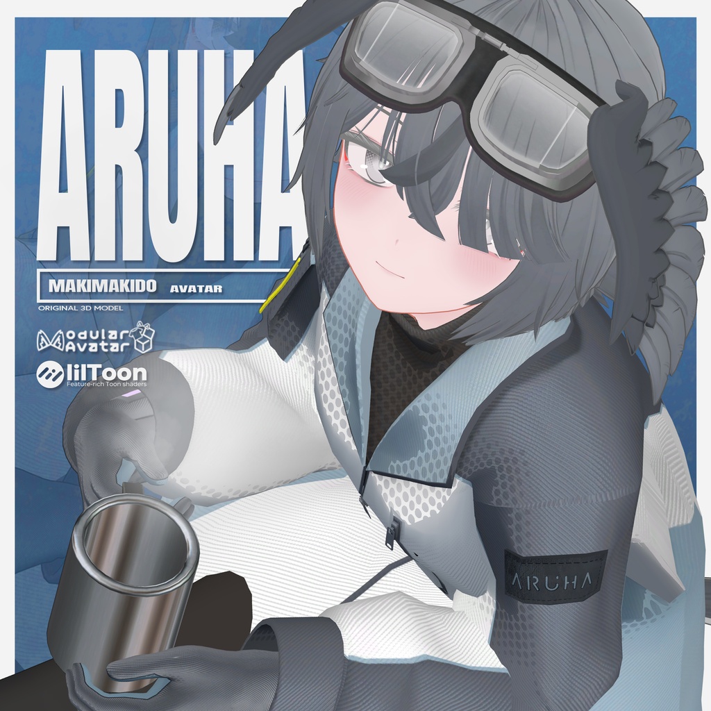 オリジナル3Dモデル「在羽」-Aruha- image