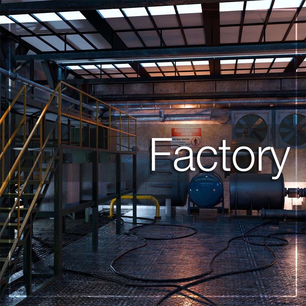 Factory [VRChat] [Unity] [VRChat向けワールド] image