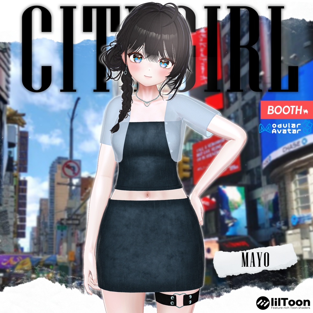 [🐾Open Sale🐾]City Girl(13アバター対応) image