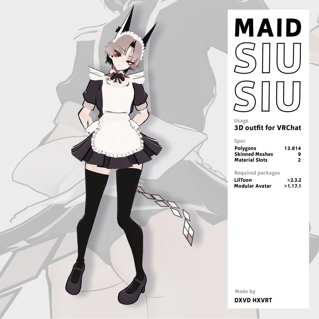 SiuSiu Maid outfit image