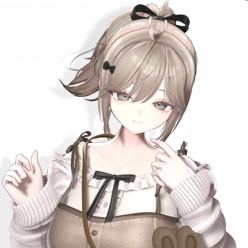 ✨発売間近✨ Casual Ribboned Ponytail【14アバター対応】 image