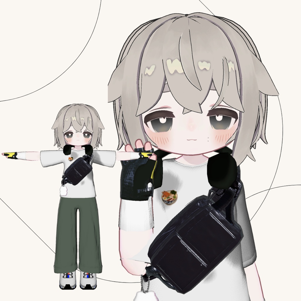 ✔️032【キプフェル対応】【まめフレンズ素体】 image