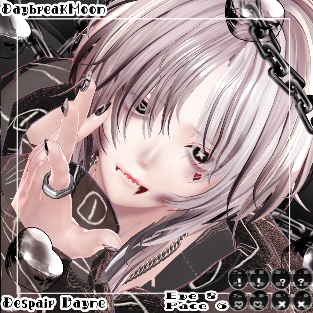 『Despair Vayne✖️EyeTextus』'Men's~６アバター対応！ image