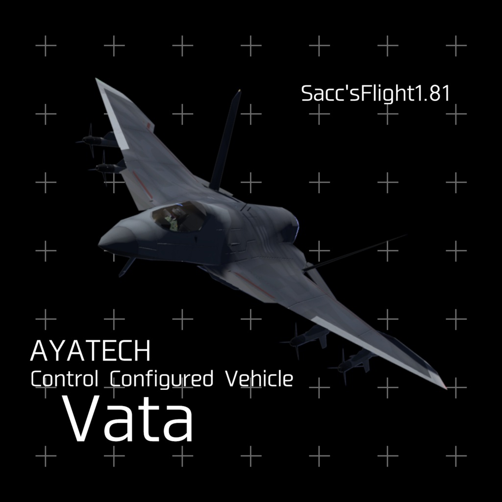 【VRChat】AYATECH Control Configured Vehicle Vata【Sacc's Flight 1.81】 image