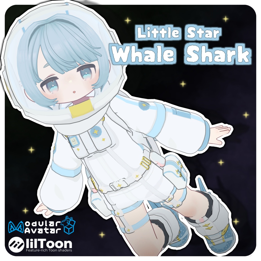 【まめひなた・キプフェル対応】⭐️Little Star Whale Shark 🐋【MA対応】 image
