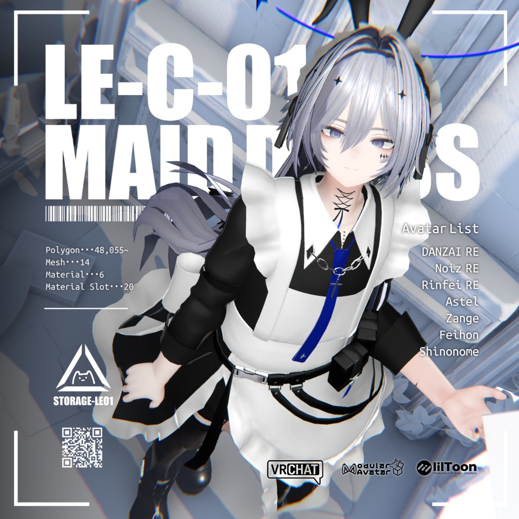 【SALE ～8/1】LE-C-01 MAID DRESS image