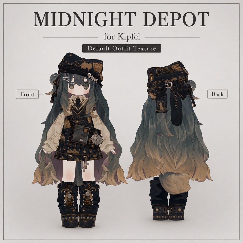 【キプフェル専用】MIDNIGHT DEPOT - デフォルト衣装テクスチャ image