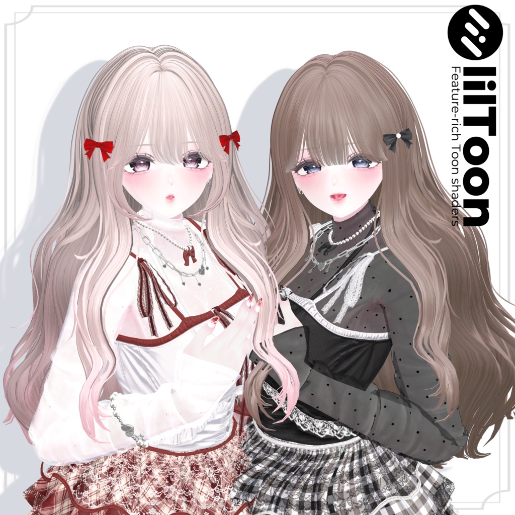 【10アバター対応】Chiffon Wave Hair image