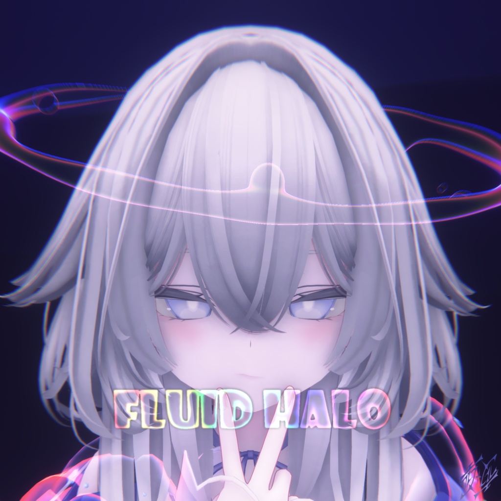 【VRChat】Fluid Halo image