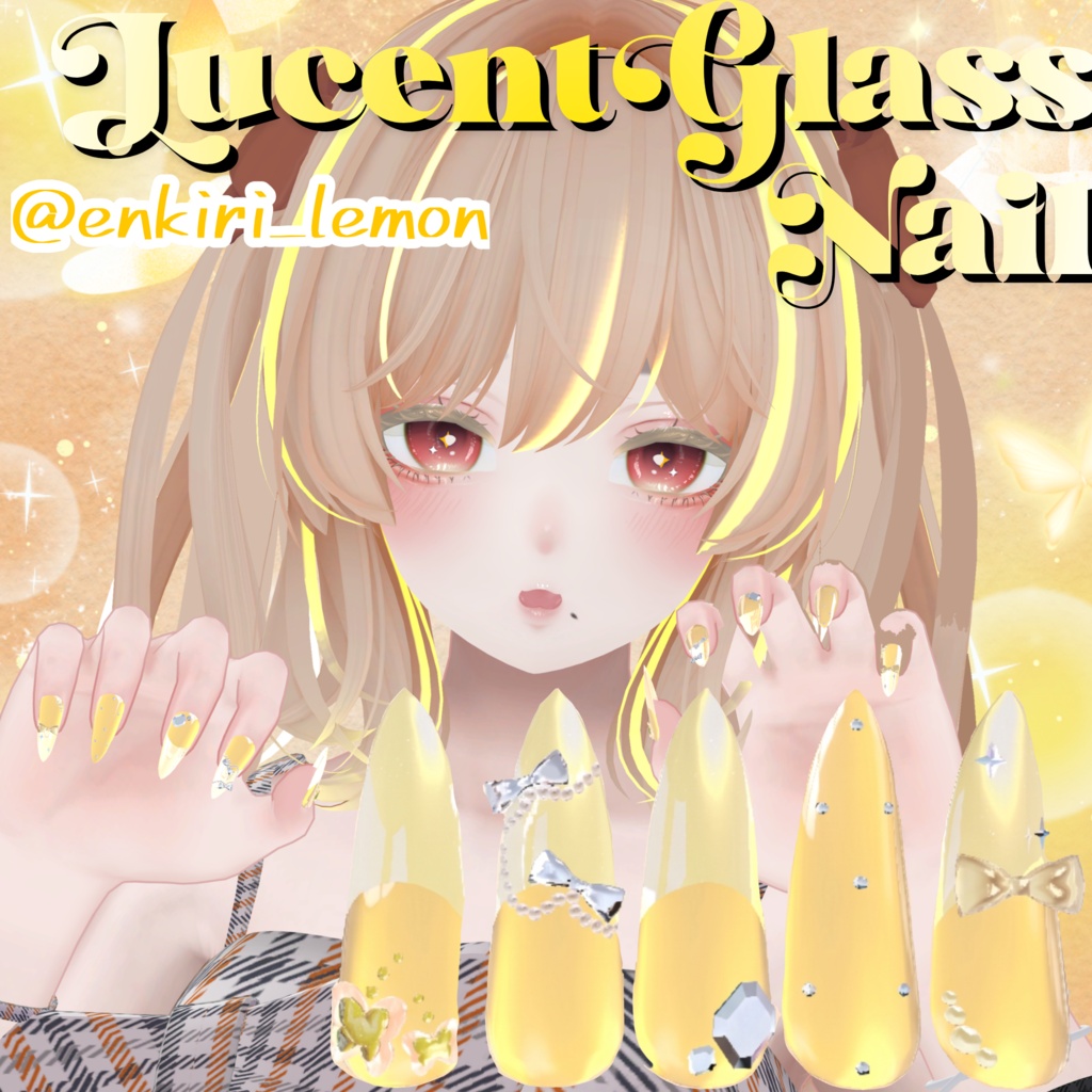 40アバター対応 Lucent Glass Nail image