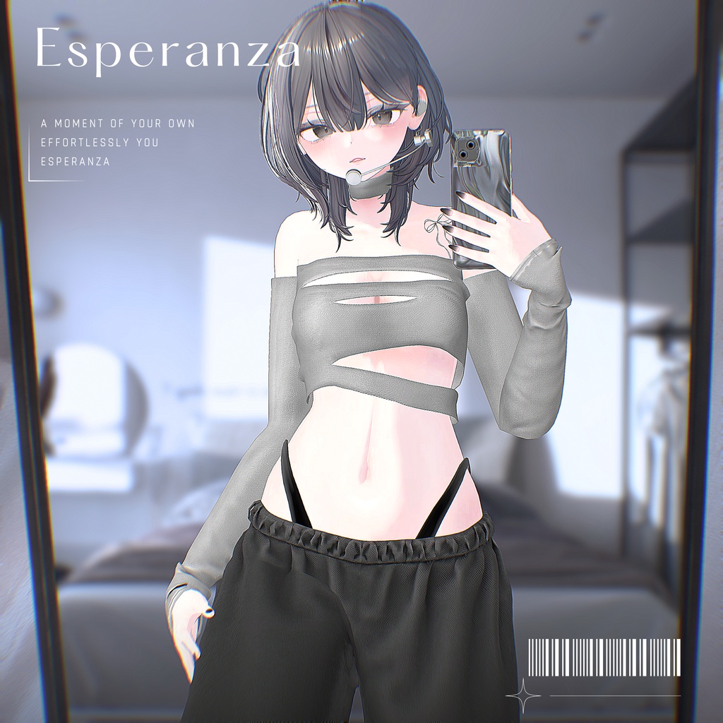 SALE🖤Esperanza【15アバター/VRChat向け衣装モデル】 image