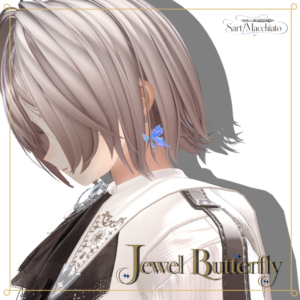 Jewel Butterfly【VRC想定】 image