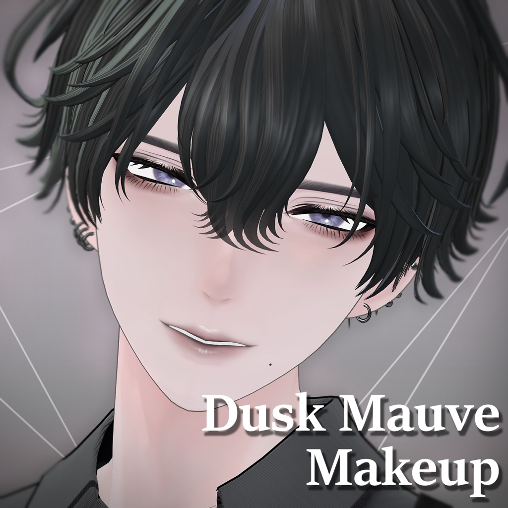 【Suzuya/紗夜】Dusk Mauve Makeup&Eye Texture&Face Blendshape image