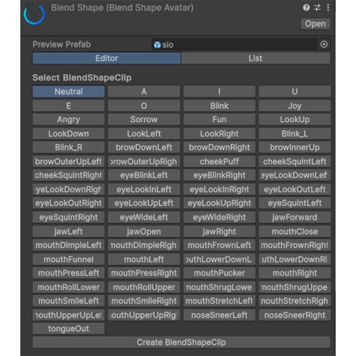 BlendShapeClipsTool image