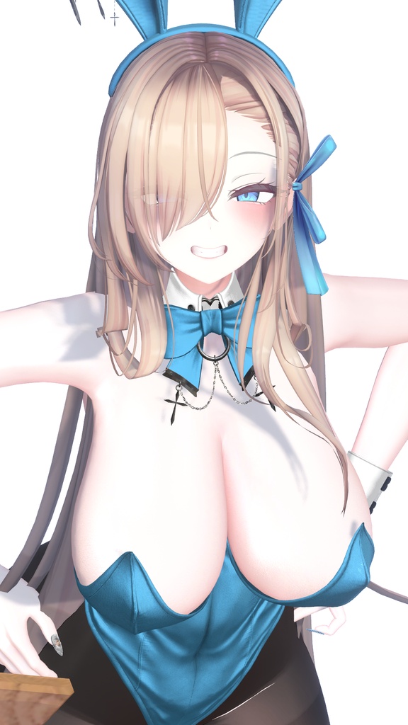 【ミルティナ】一之瀬アスナ風 Face Blendshape animation ＆おまけFace animation image