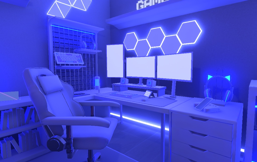 【VRChatワールドアセット】KAWAII GAME ROOM image