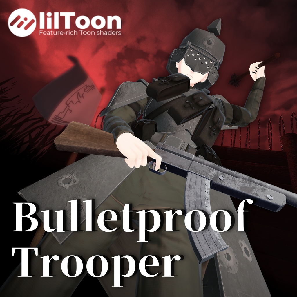 【VRChat想定衣装】BulletProof Trooper【7アバター対応】 image