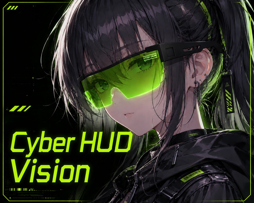 Cyber HUD Vision【VRChat対応/初回10点半額！】 image